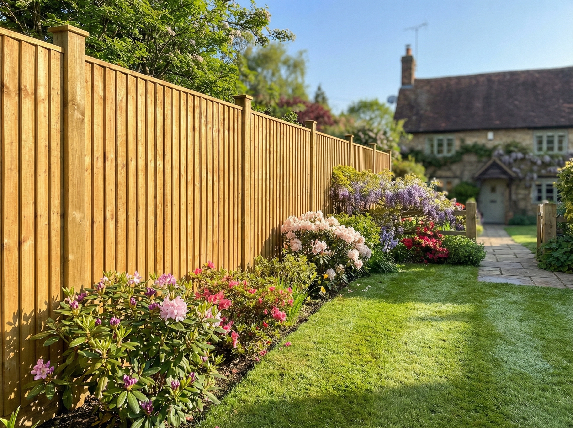 Feather Edge Fence Installation