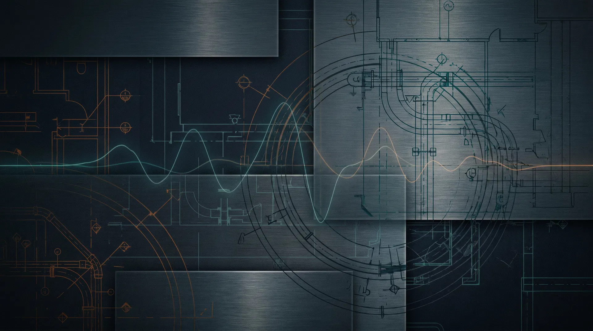 Trenchless insights blueprint background