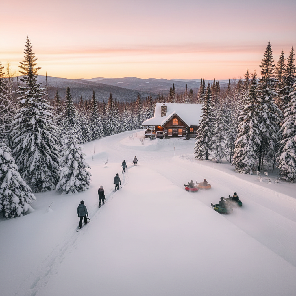 Embrace the Snow Without Skis: Snowshoeing and Tubing Adventures