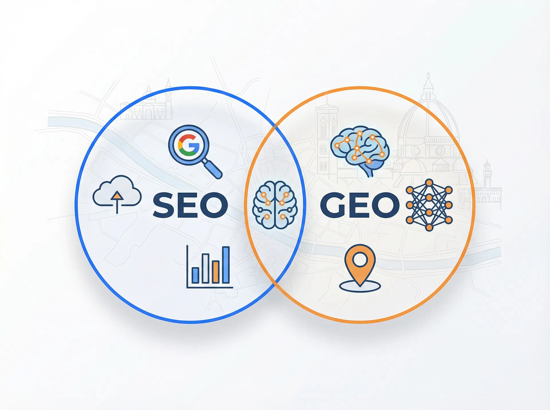SEO e GEO - visibilità su Google e AI