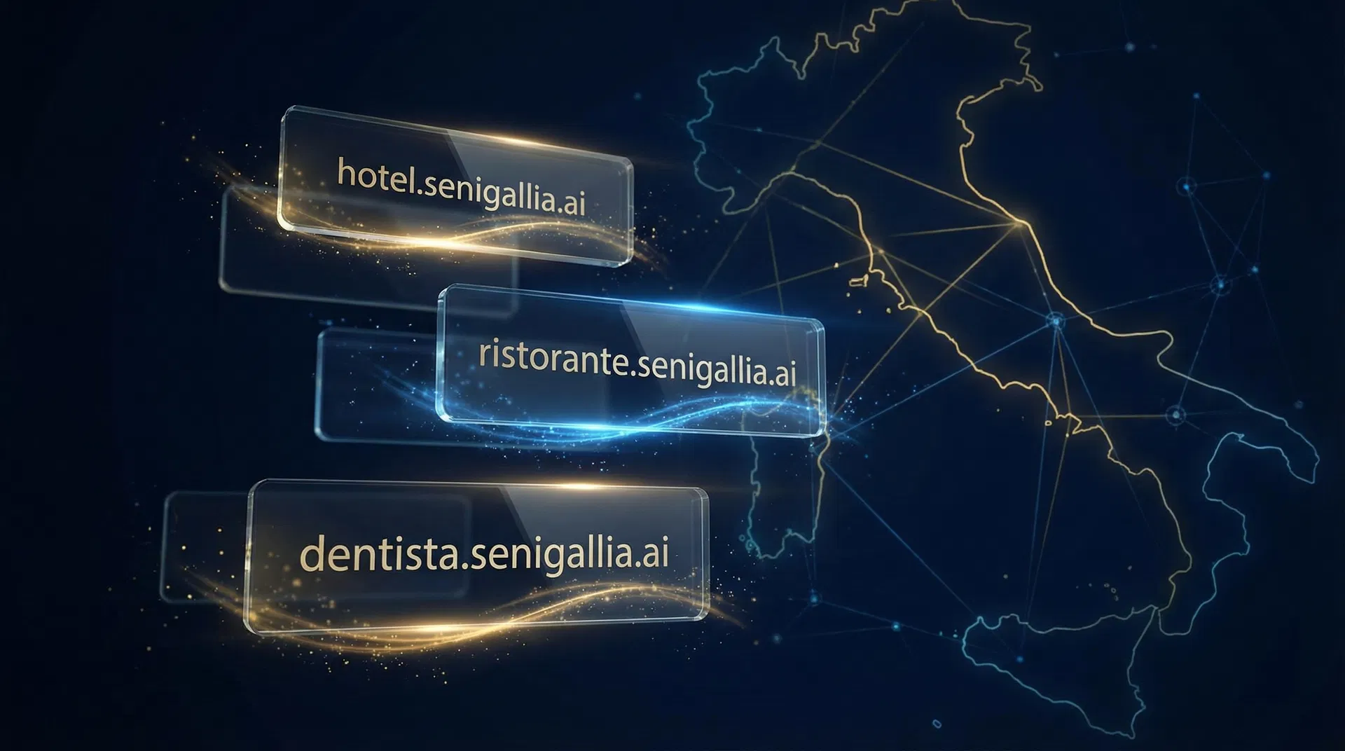 Sottodomini strategici senigallia.ai — hotel, ristorante, dentista