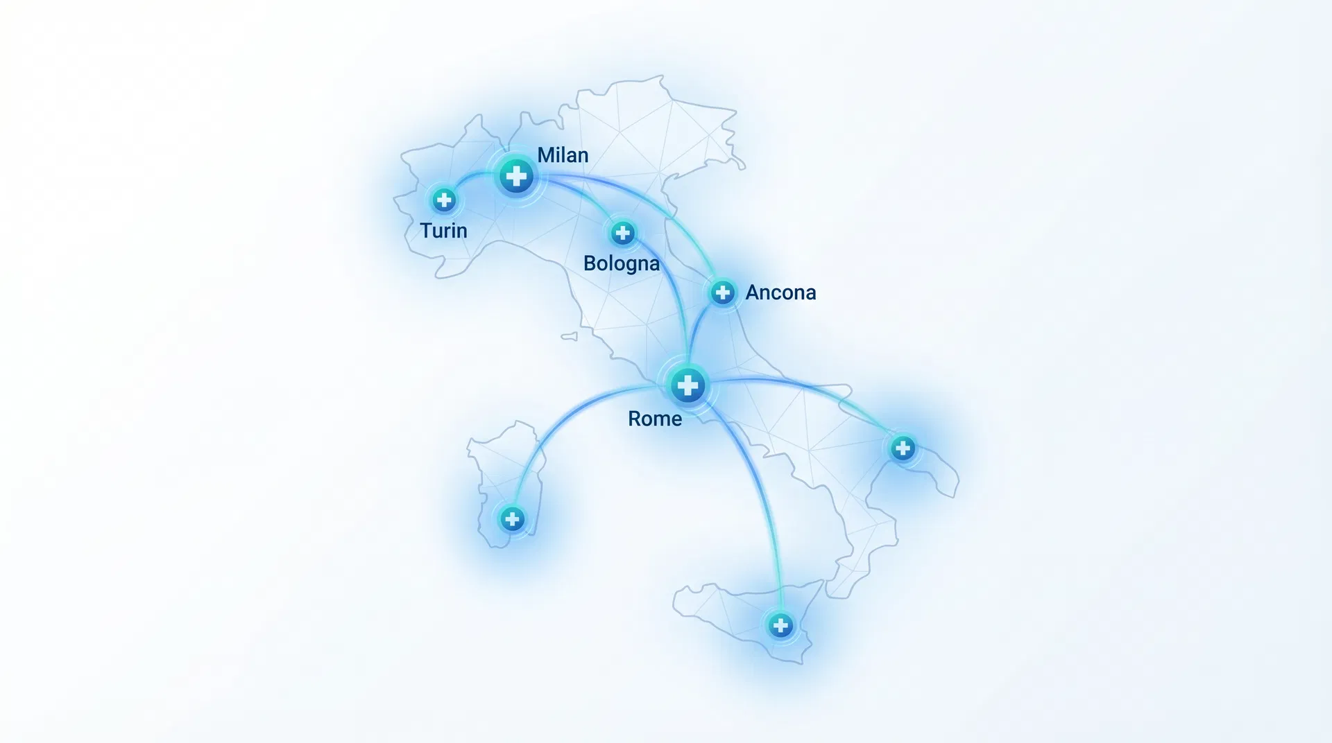 Network digitale delle visite sportive in Italia