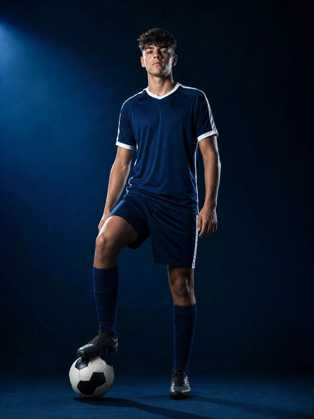 Tânăr fotbalist român