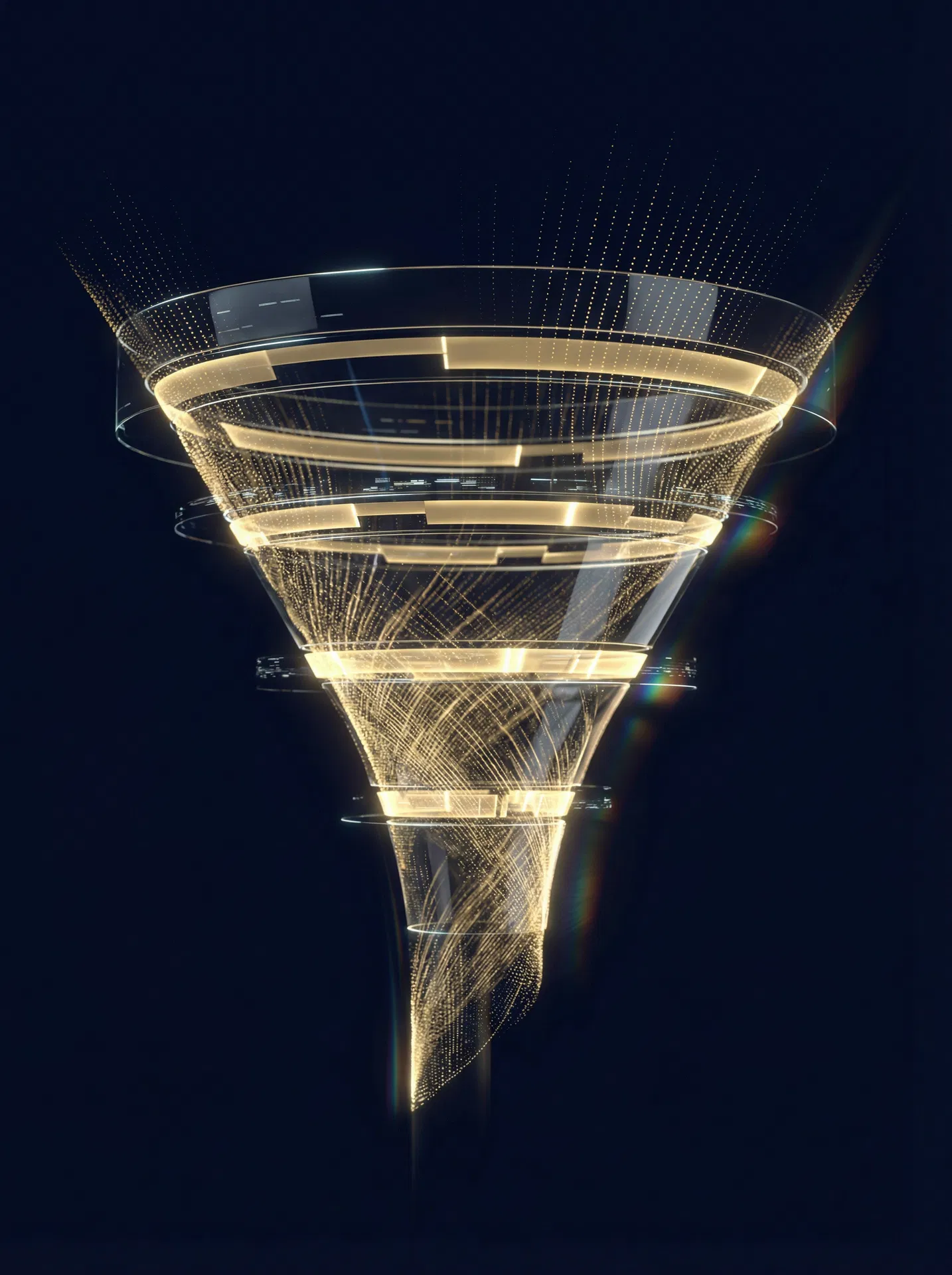 Sales funnel visualization