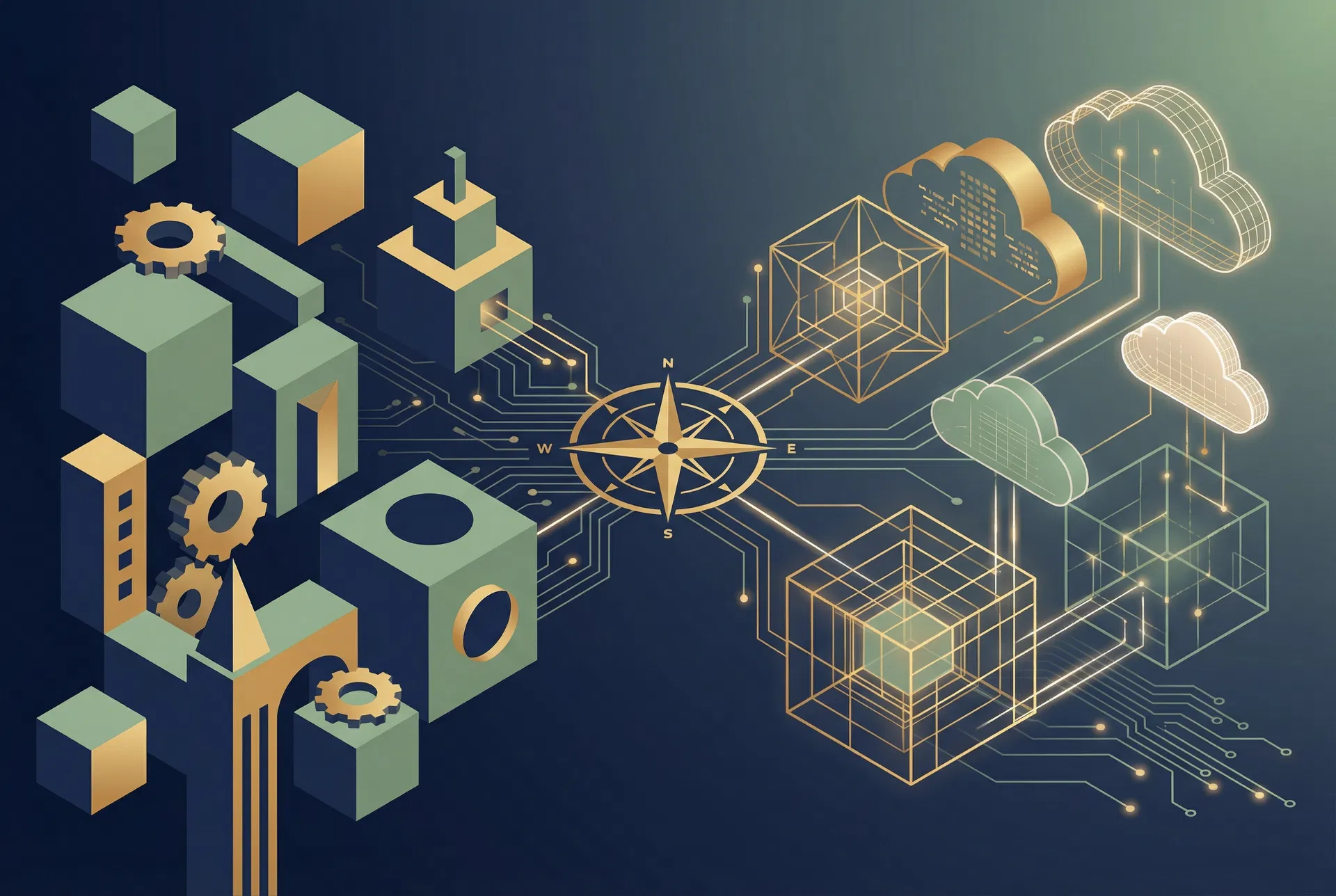 Digital transformation concept