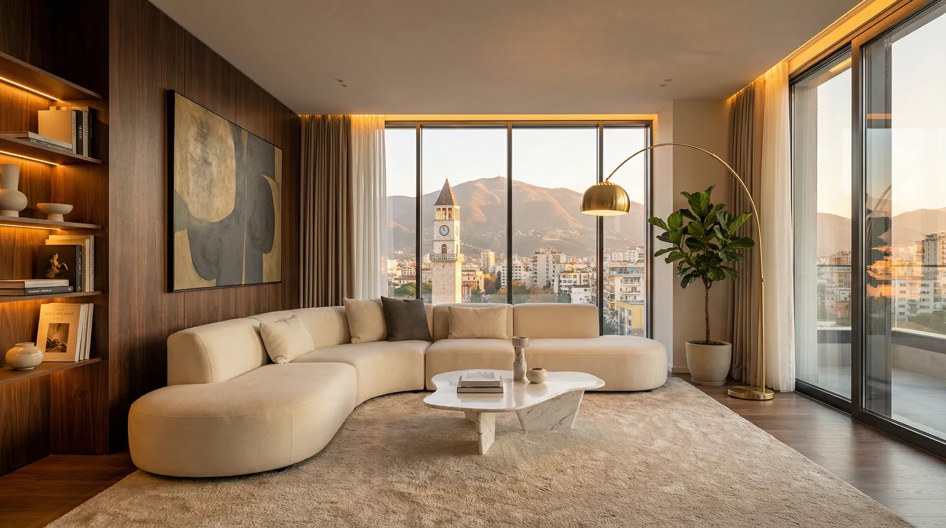 Trendet e Dizajnit të Interierit për Apartamente Luksoze në Tiranë 2026