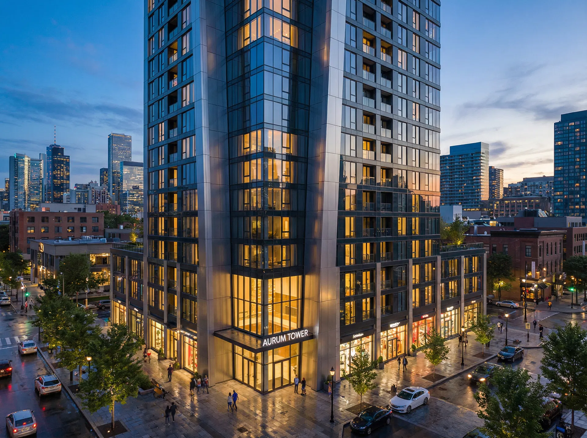 TRIARC Mixed Use Residence — Rezidencë moderne me përdorim të përzier që kombinon jetesën urbane me komoditetin. Ofron apartamente premium dhe hapësira komerciale.