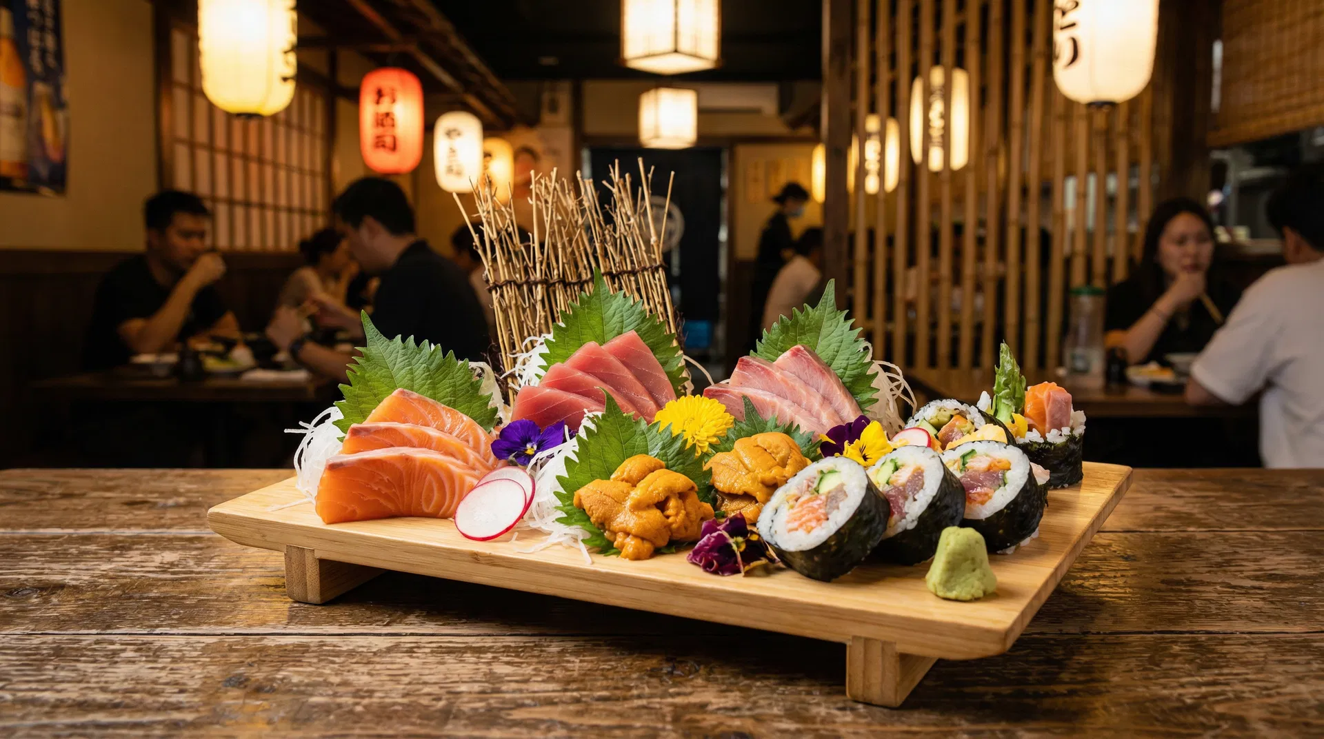 신선한 해산물 '오션 다이닝' - 일본식 해산물 맛집