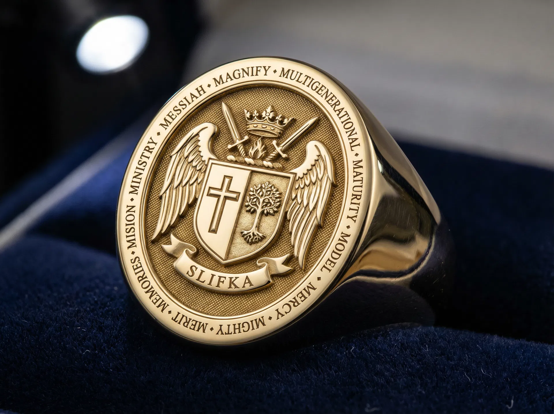 Slifka Signet Ring — 18k Yellow Gold