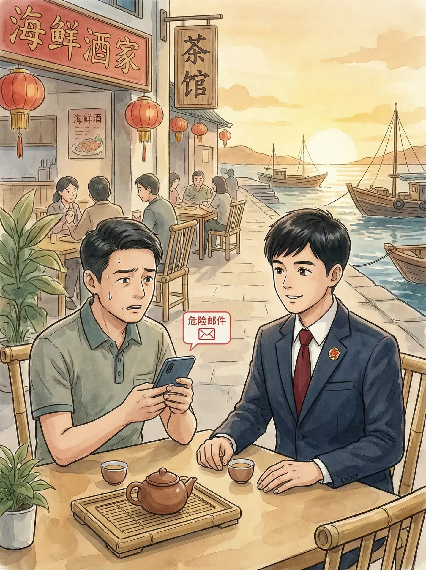 09_陈哥刷手机对话