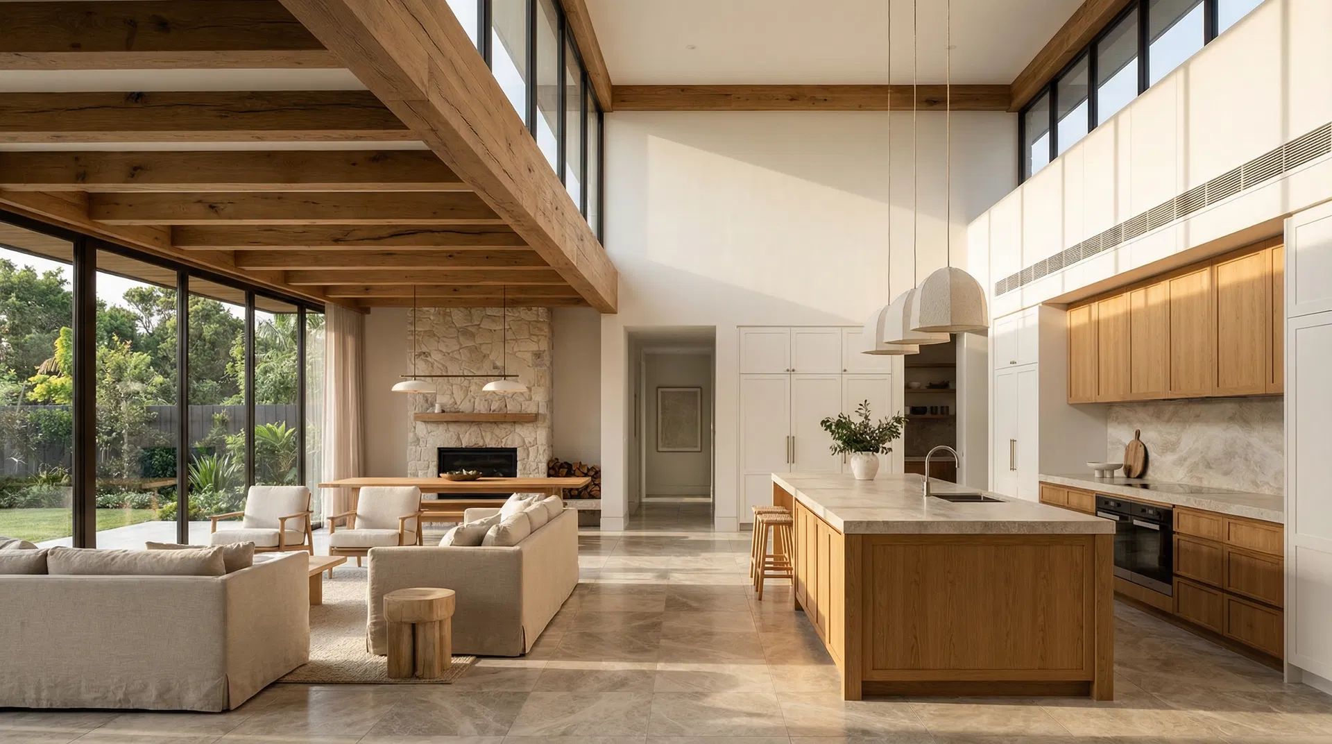 Luxury custom home interior