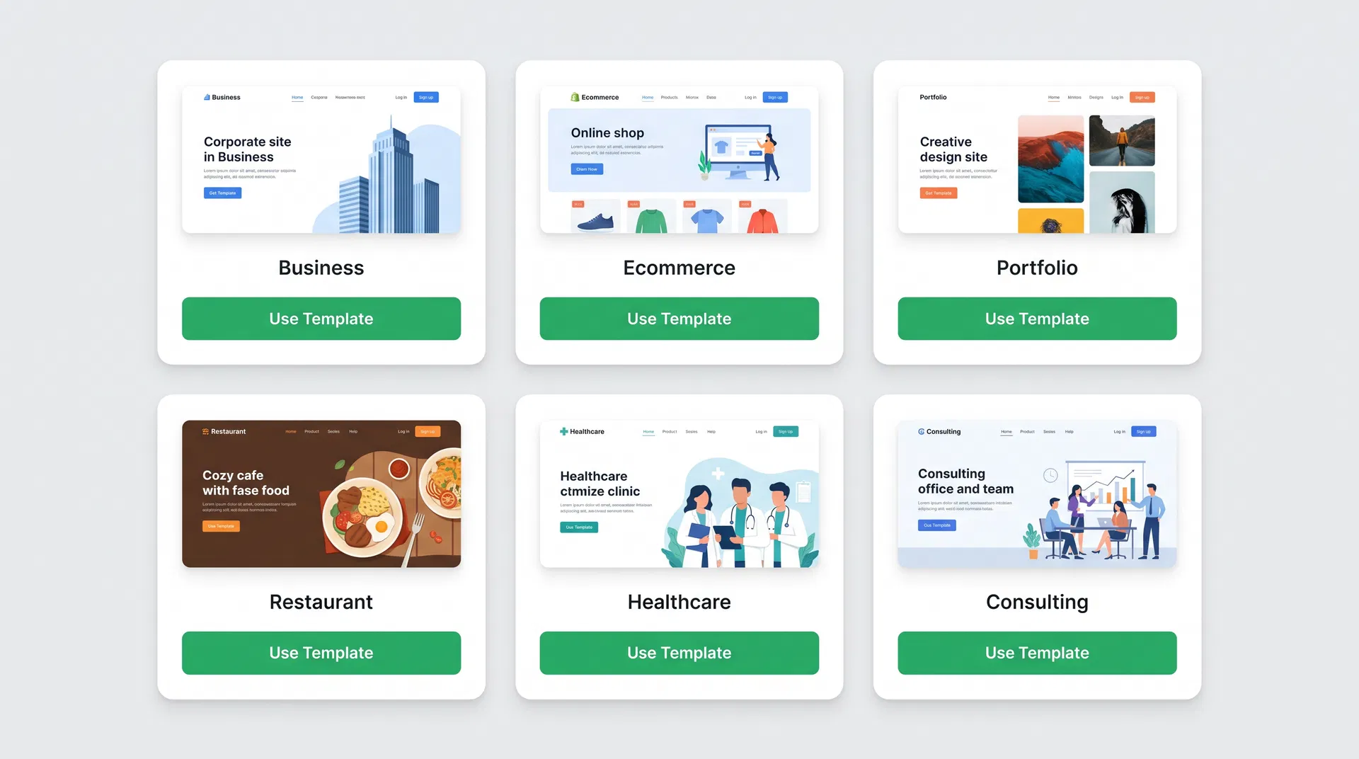 Vyrix Template Gallery