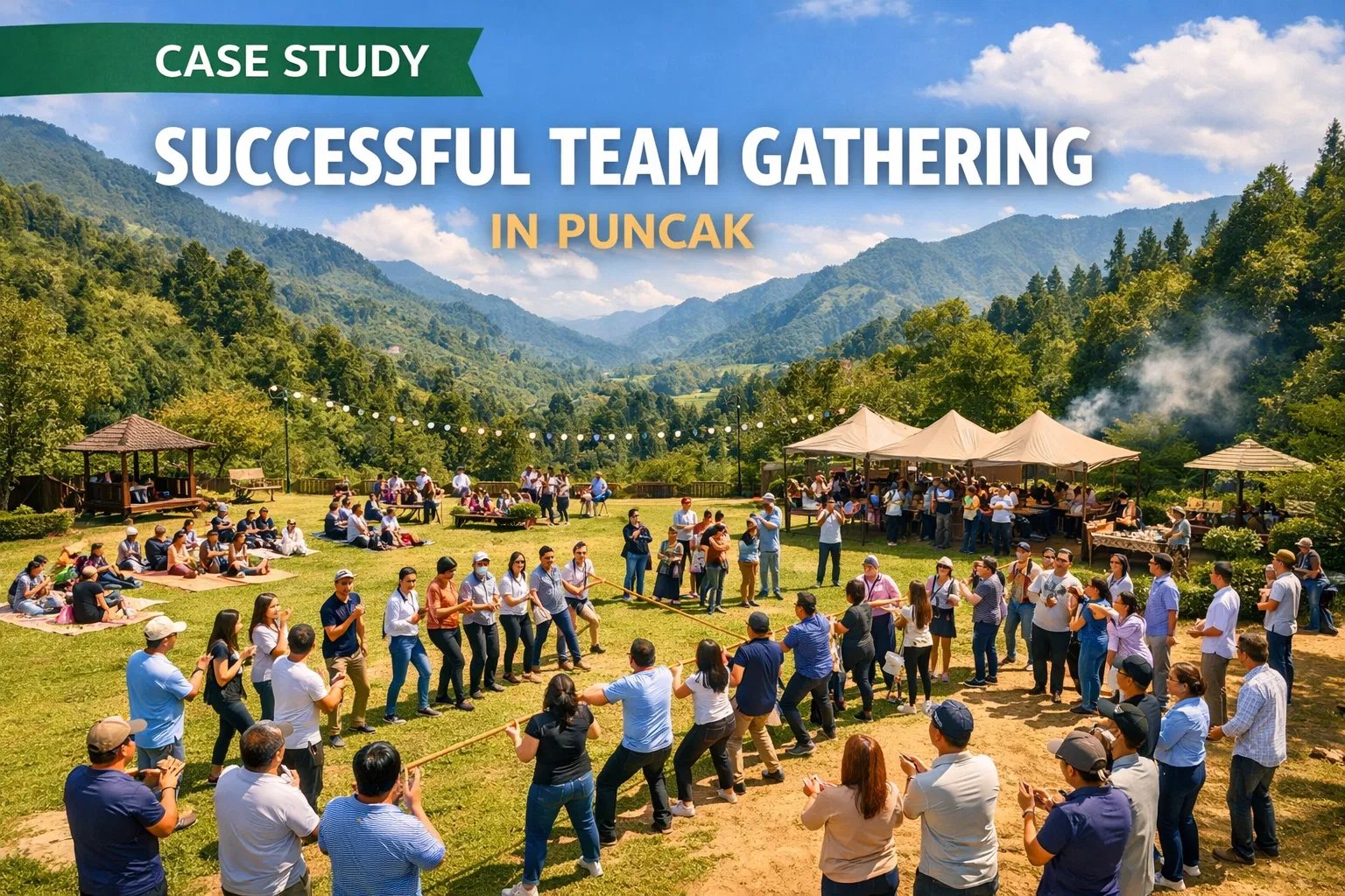 Bagaimana Kami Mengorganisir Gathering 500 Peserta di Puncak