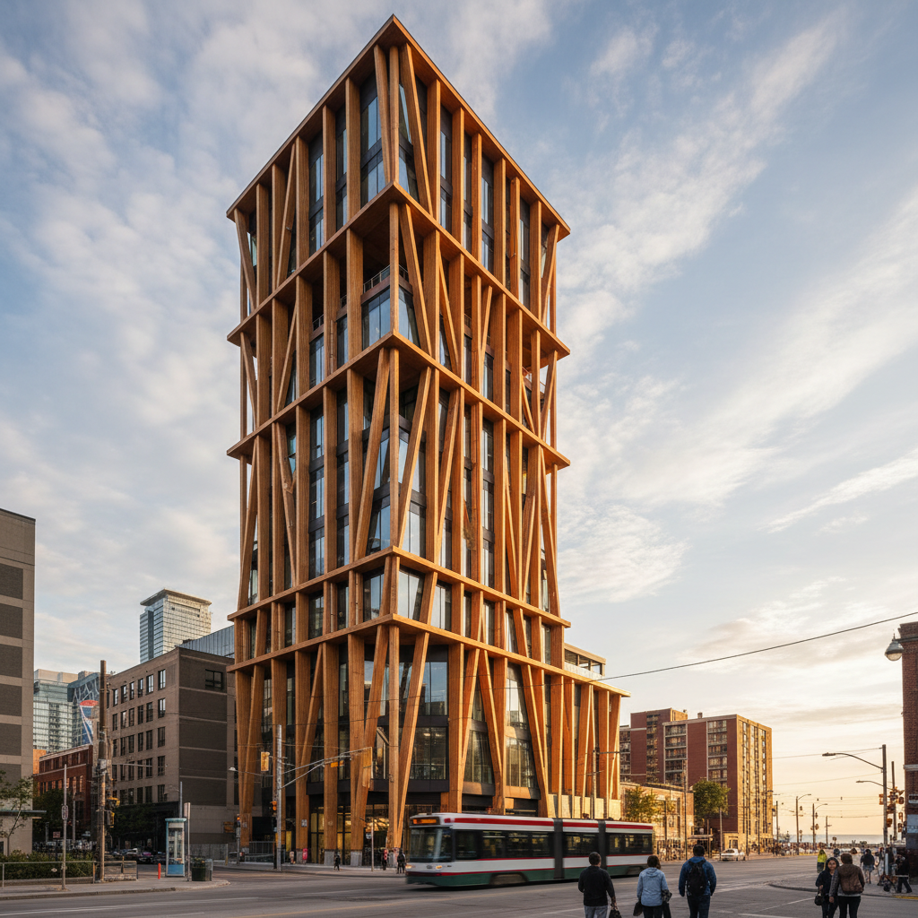 Limberlost Place: Toronto se pyšní prvním veřejným výškovým dřevostavem na světě