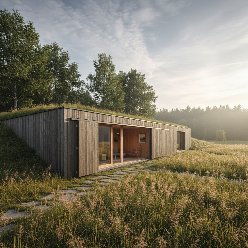 Dům, který se schovává i otevírá: Trim House v Litvě ukazuje cestu udržitelného bydlení