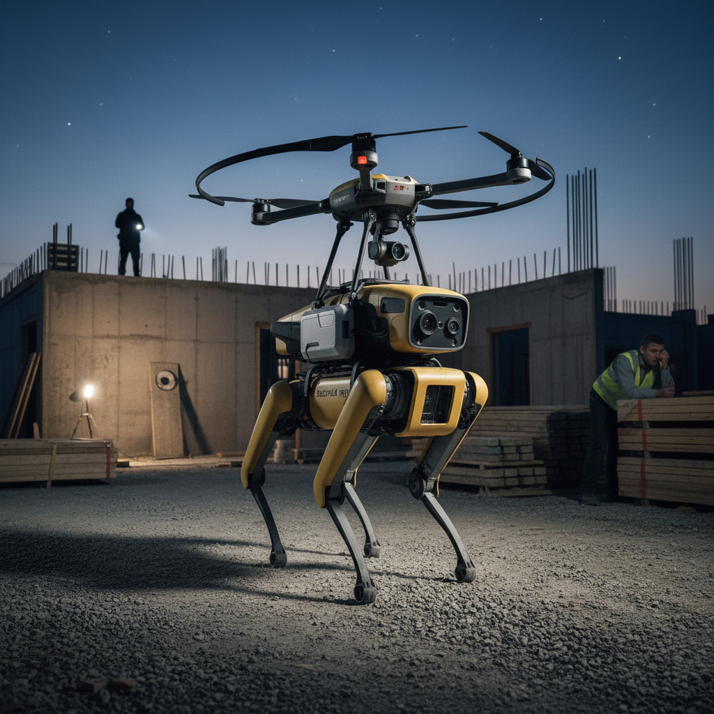 Robotický hlídač DroneDog: Konec krádeží na stavbách, nebo hrozba pro lidské profese?