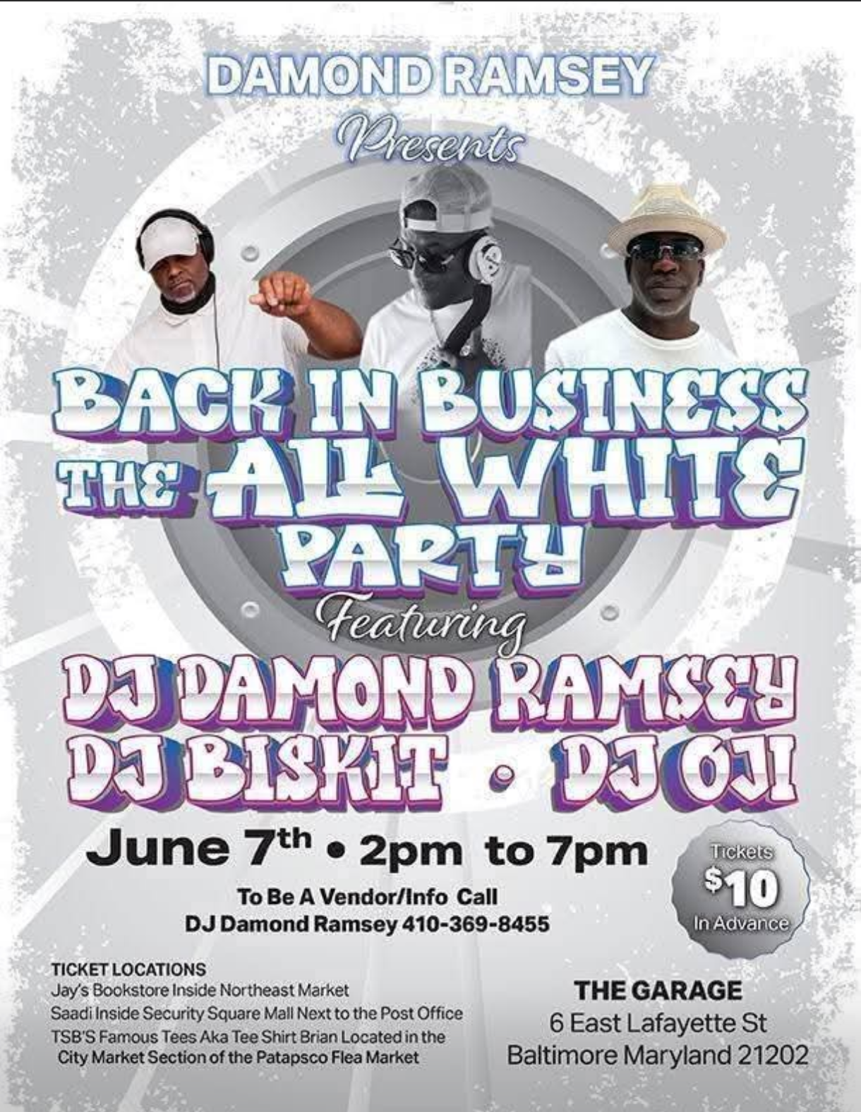 Back In Business The All White Party