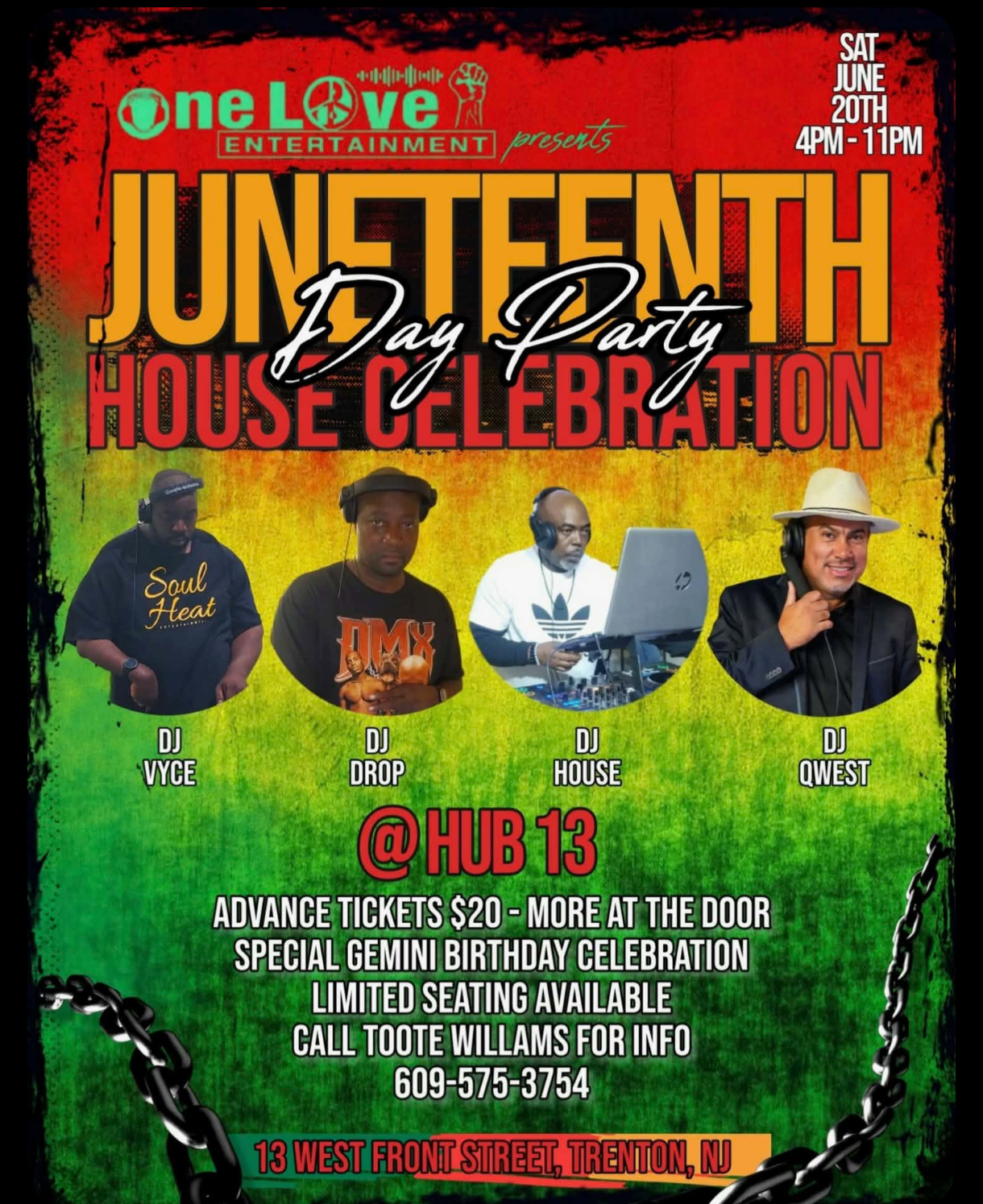 Juneteenth Day Party House Celebration