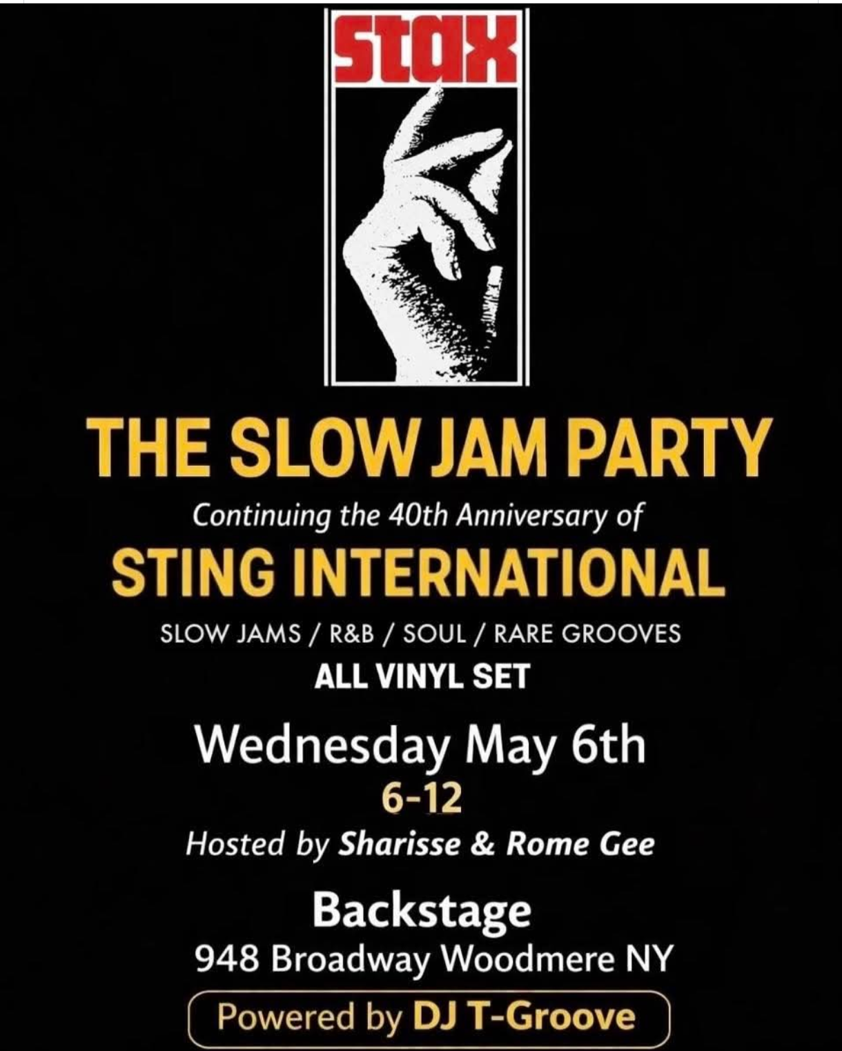 THE SLOW JAM PARTY