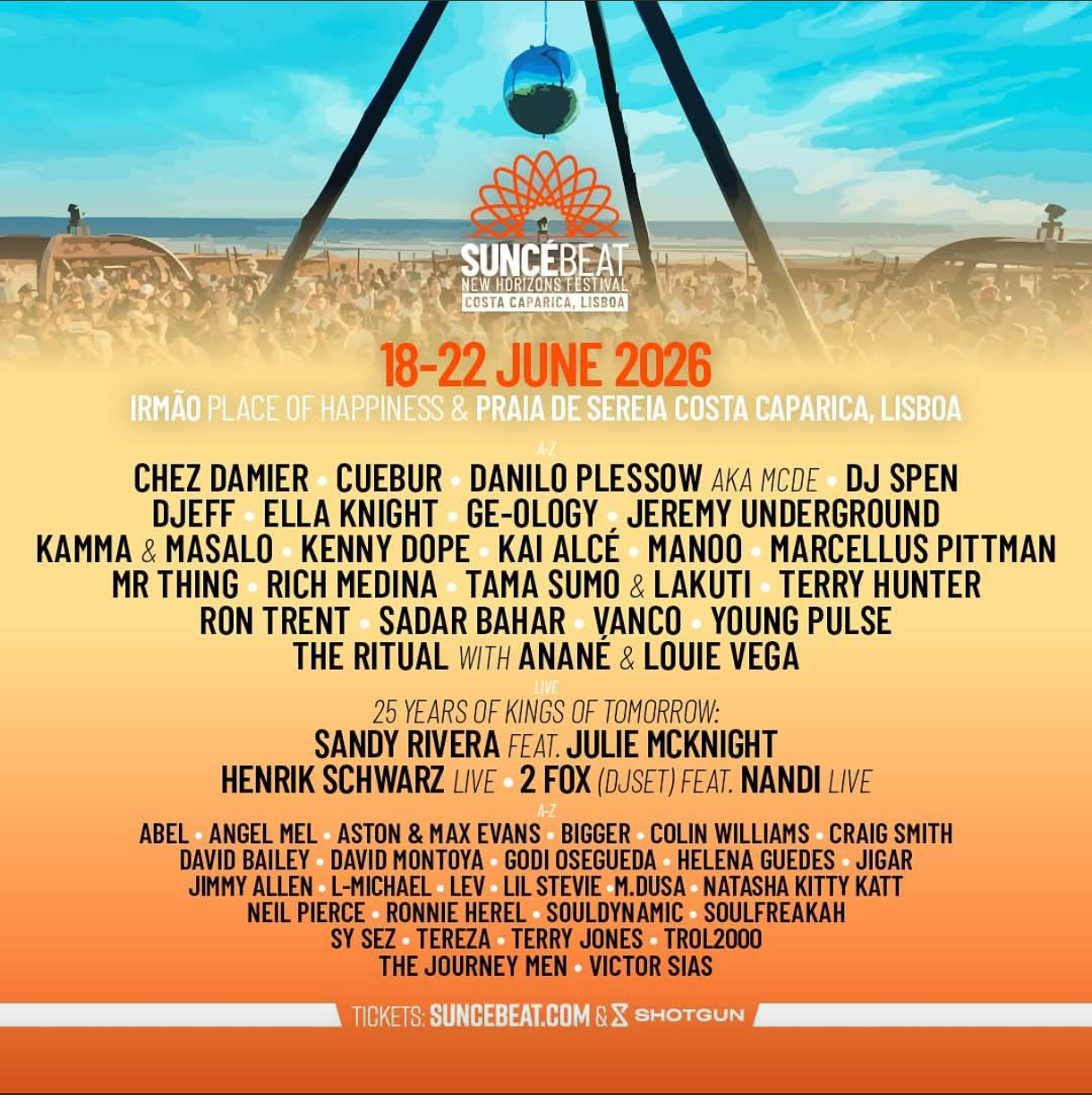 SUNCEBEAT NEW HORIZONS FESTIVAL
