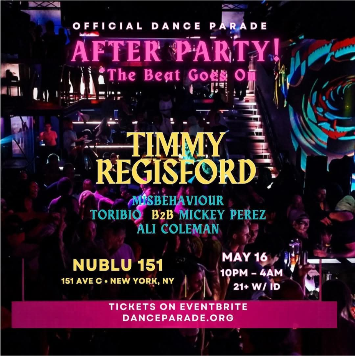 OFFICIAL DANCE PARADE AFTER PARTY! The Beat Goes On