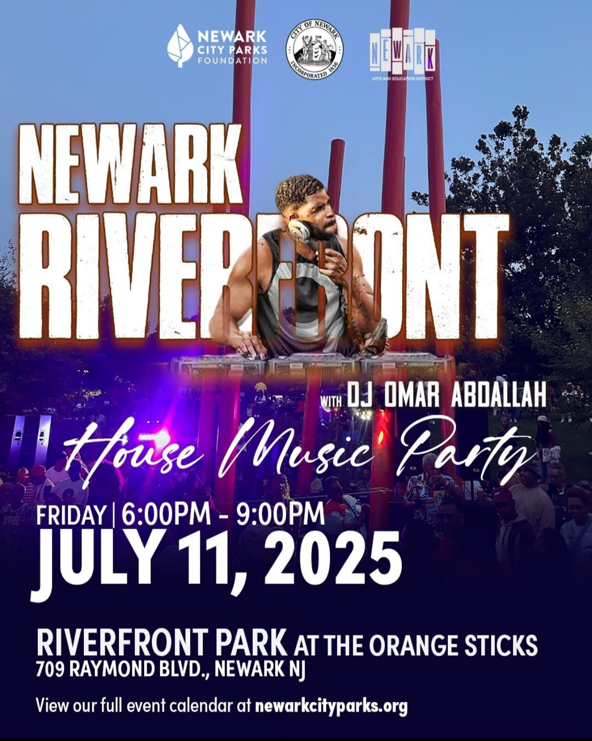 Newark Riverfront House Music Party