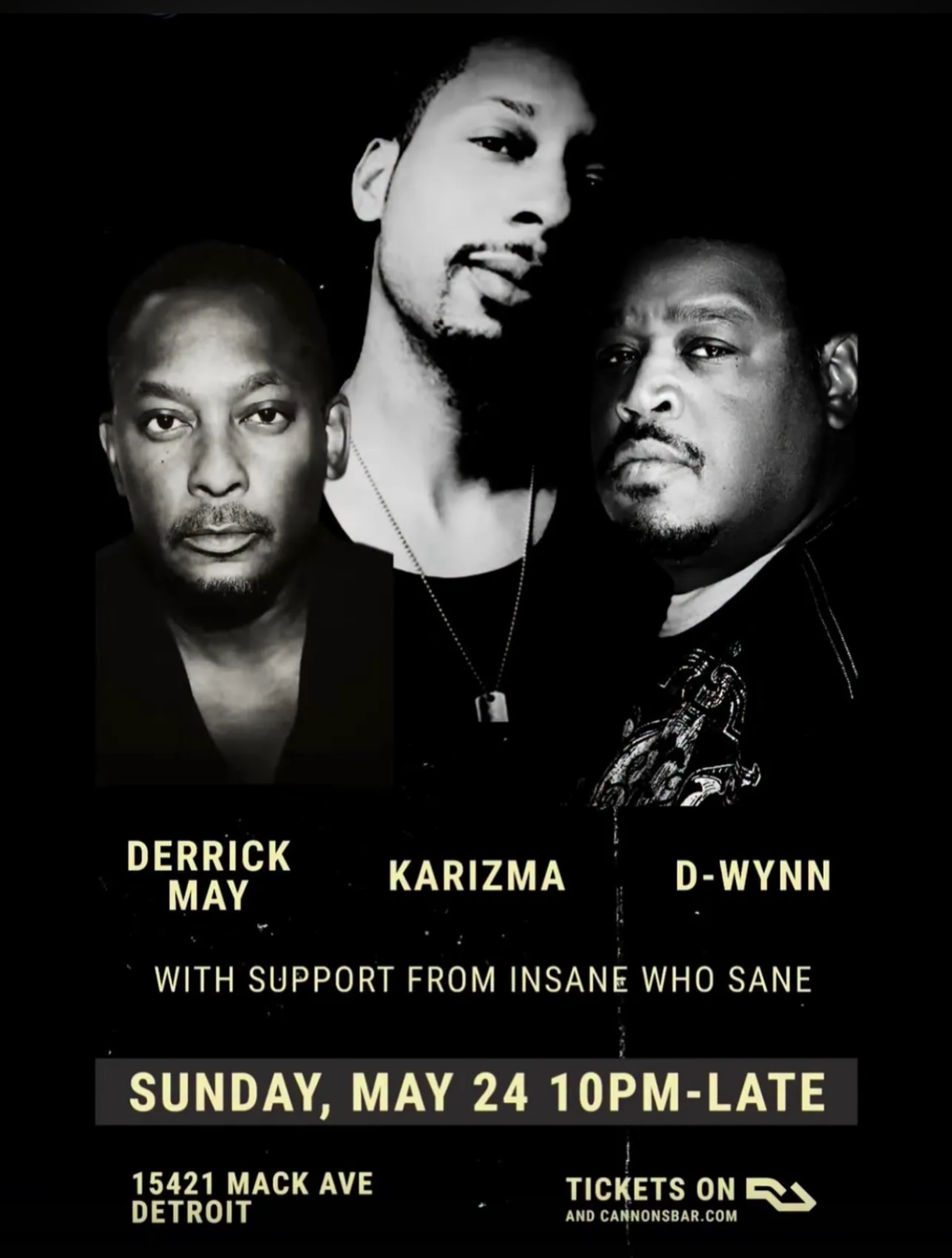 Derrick May, Karizma, D-Wynn