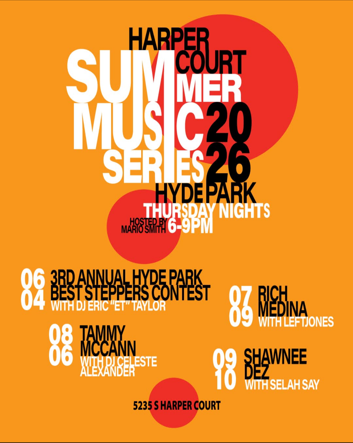 Harper Court Summer Music Series