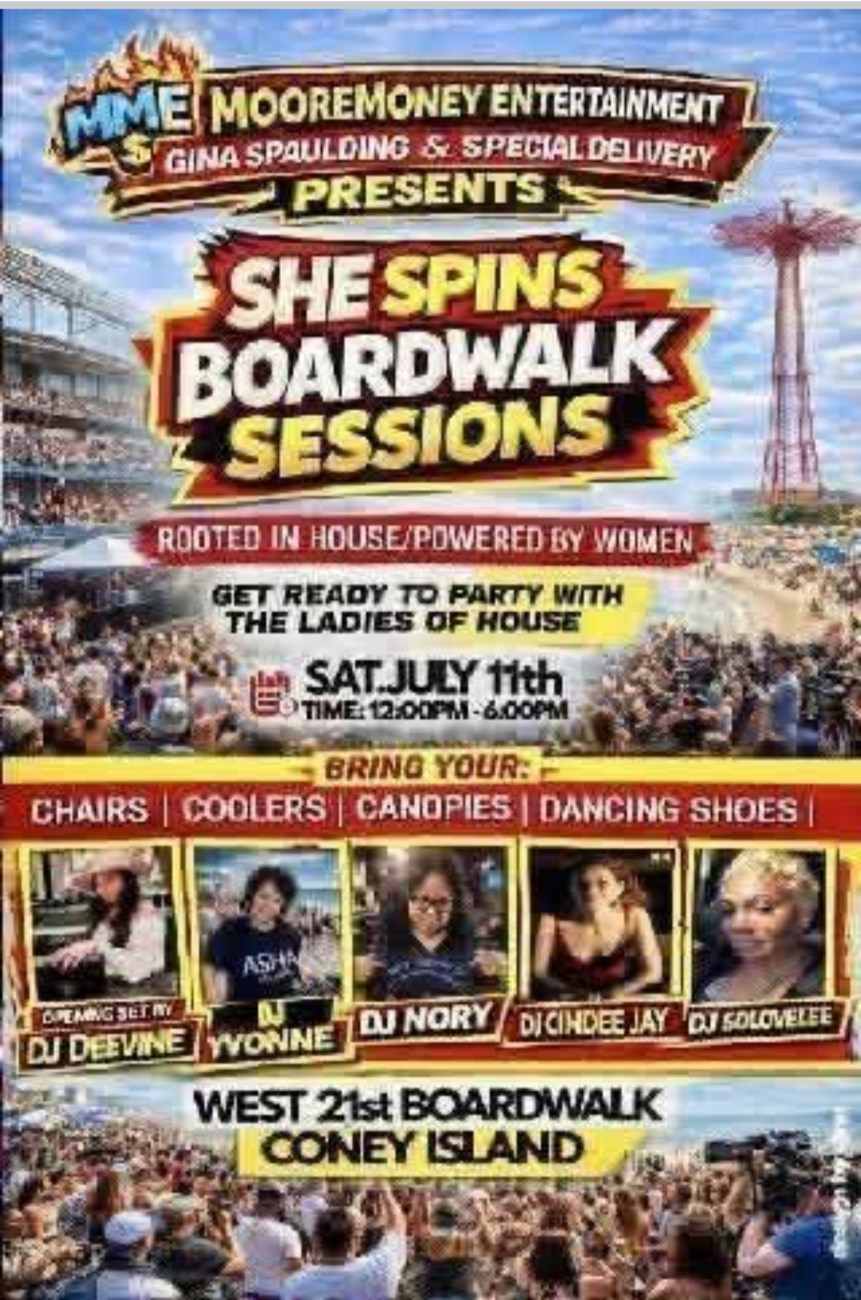 SHE SPINS BOARDWALK SESSIONS