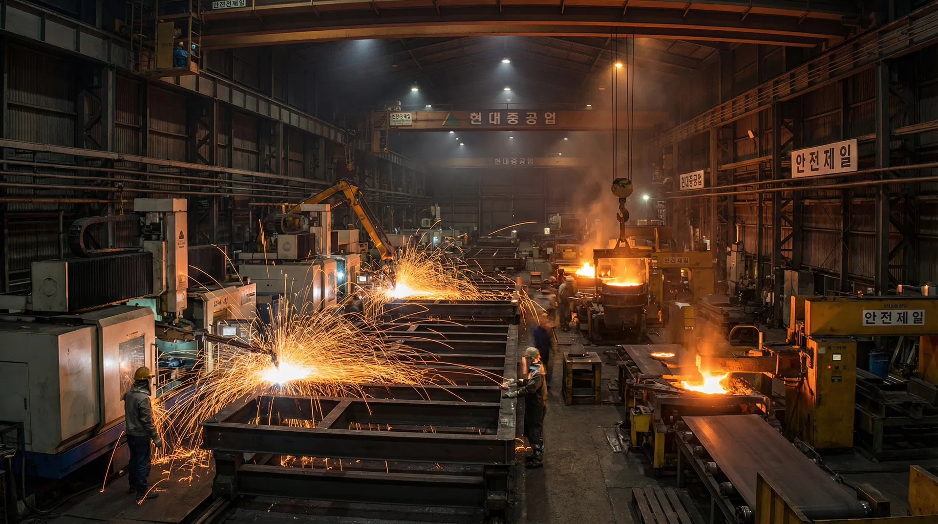 공장 철구조물 설치