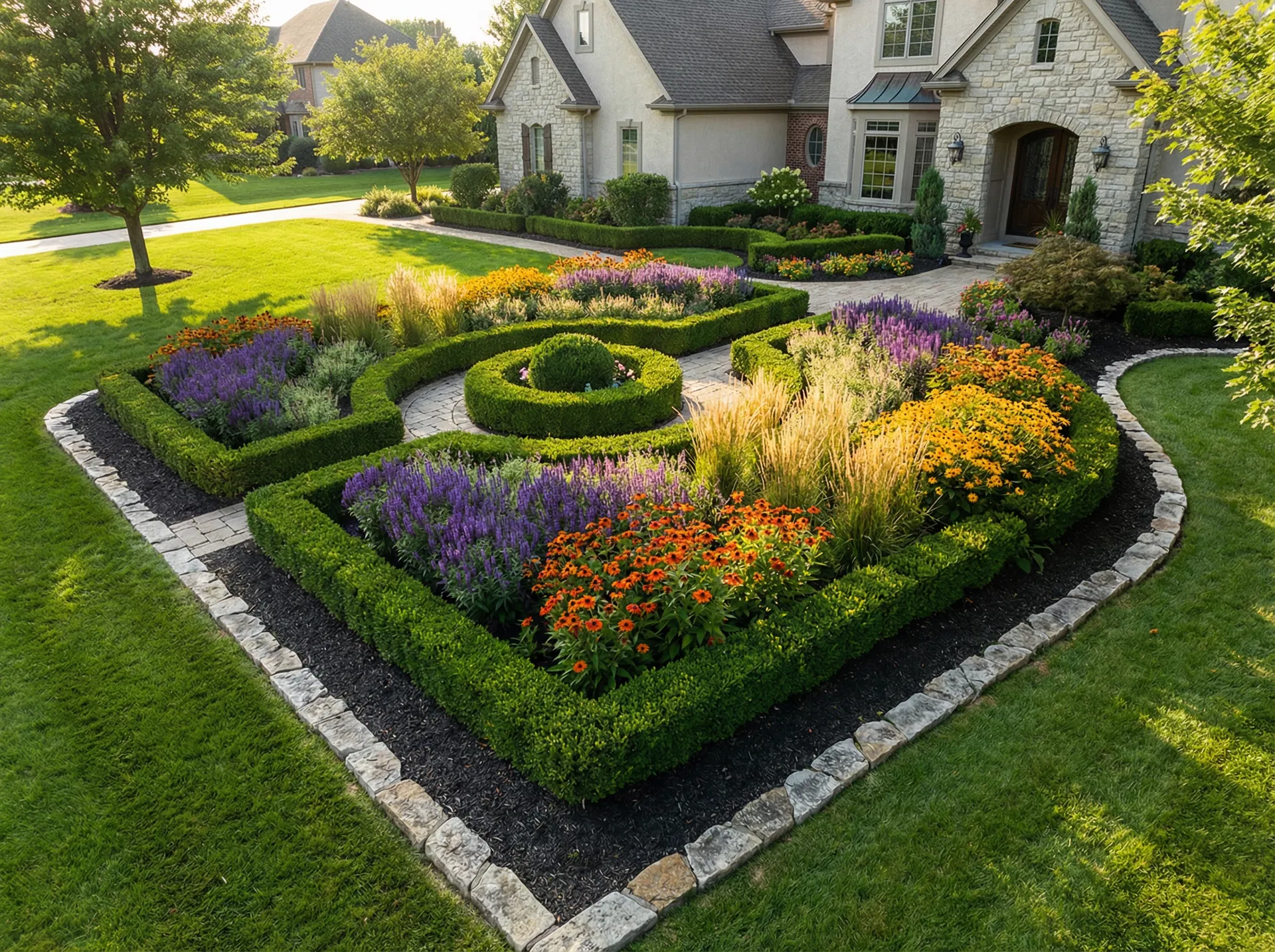 Beautiful garden design by Crescent Kaleidoscope