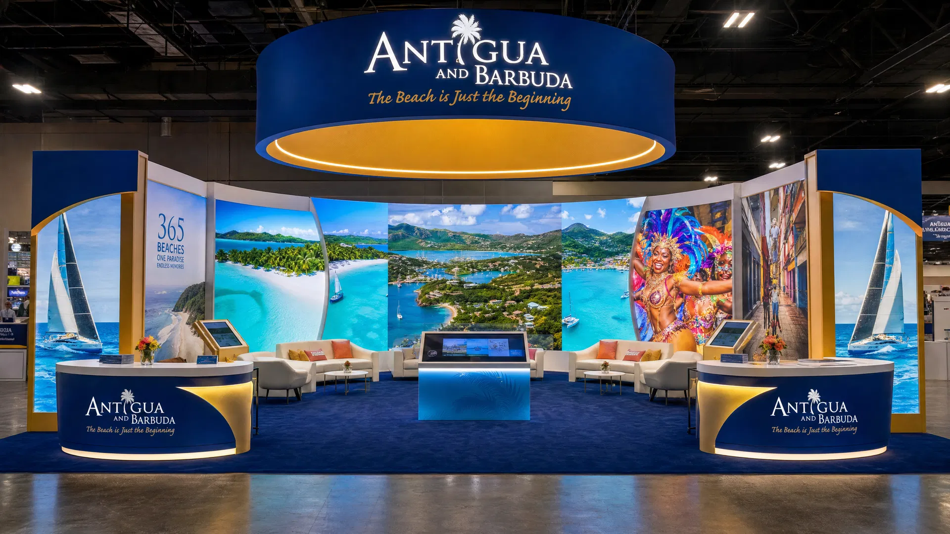 20x30 LED Booth for WTM Travel Companies - LED exhibit thumbnail