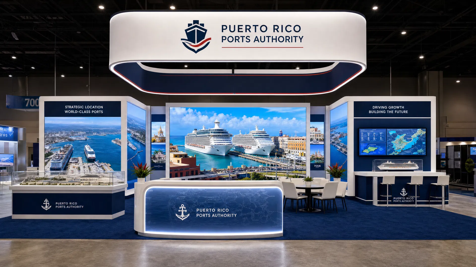 Cloud Computing Conference 20x30 LED Video Wall Booth – Technology Companies - LED exhibit thumbnail