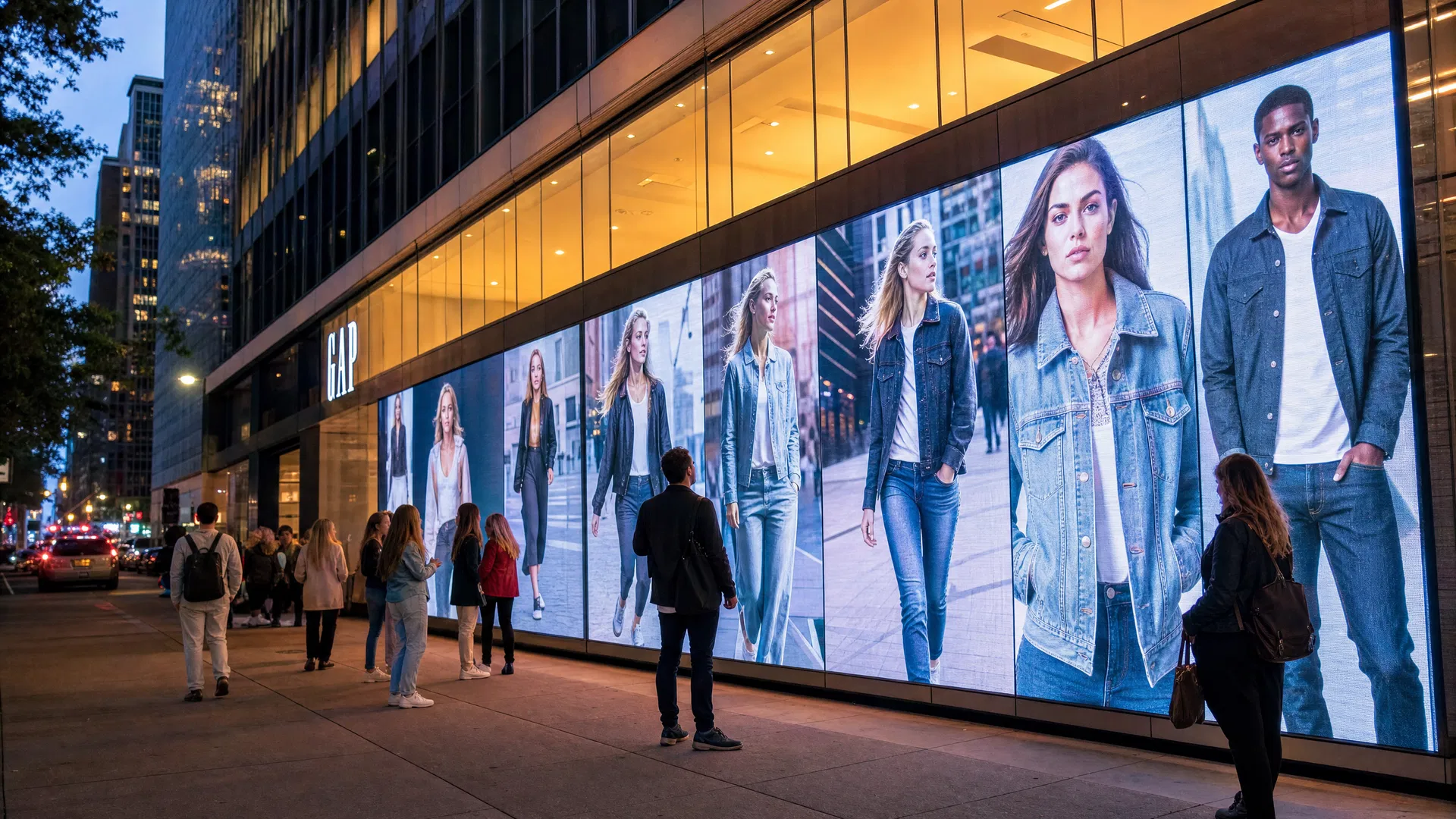 Retail Flagship — LED Storefront Display
