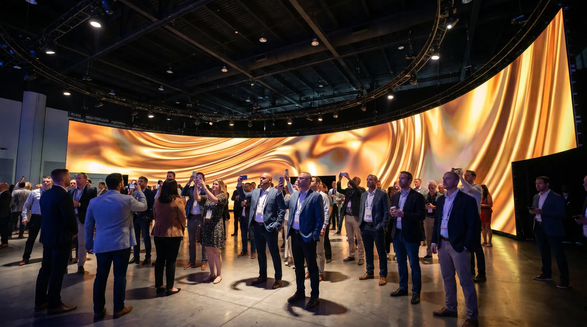 Immersive LED Event — Curved Display Experience