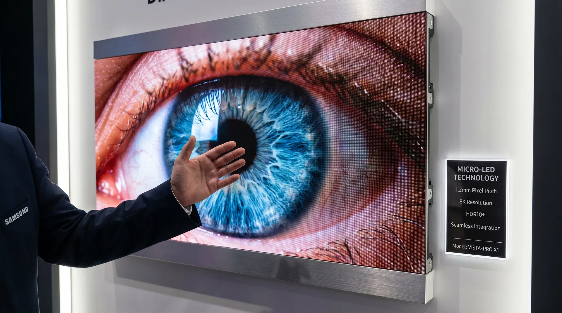 Fine-Pitch LED Display — 1.2mm Micro-LED Technology Demo
