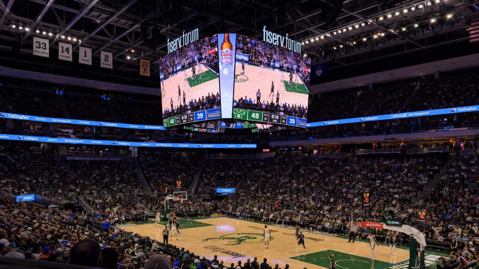 Professional Arena — LED Scoreboard & Ribbon Boards