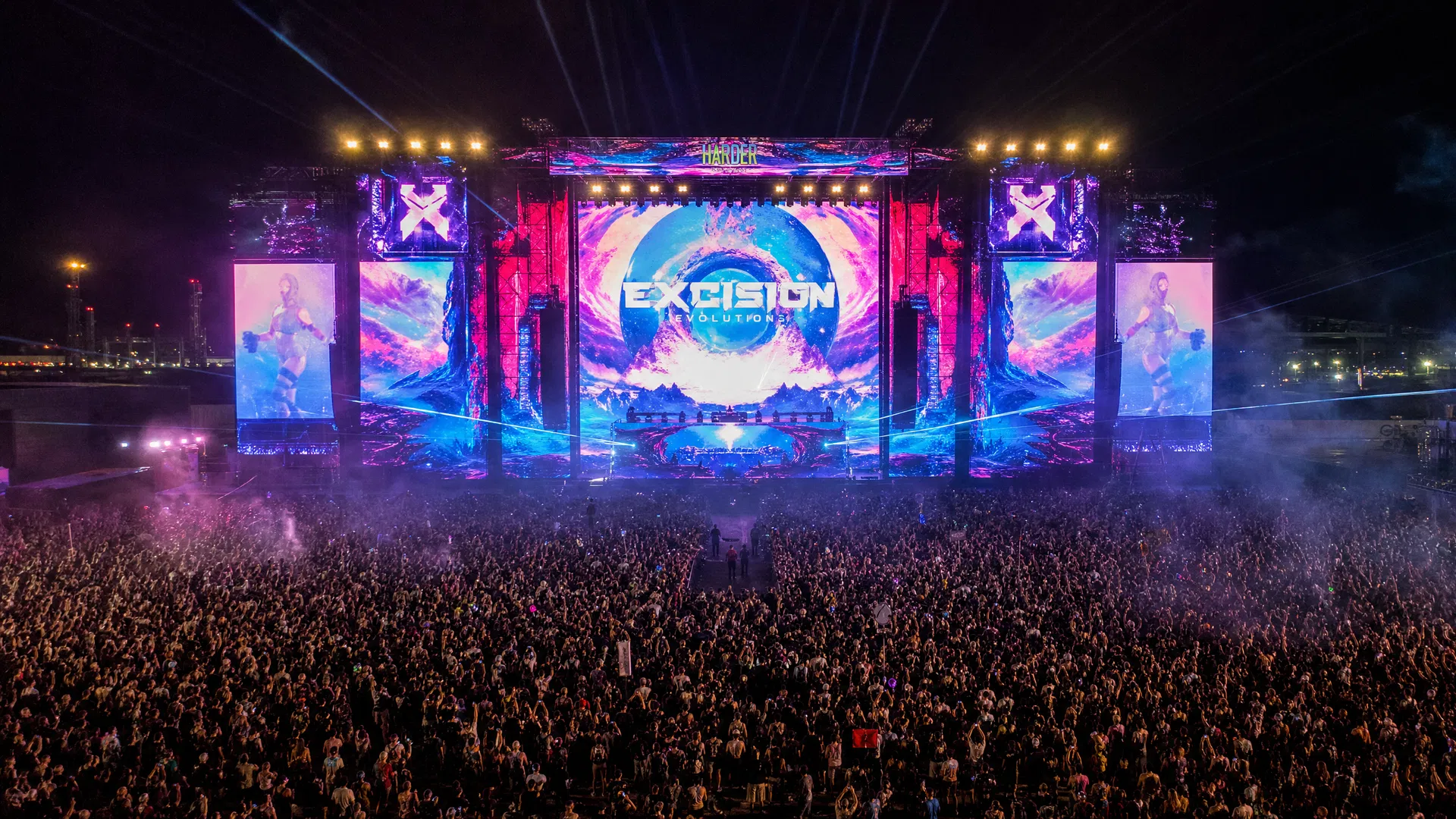 Music Festival — Massive LED Stage Backdrop