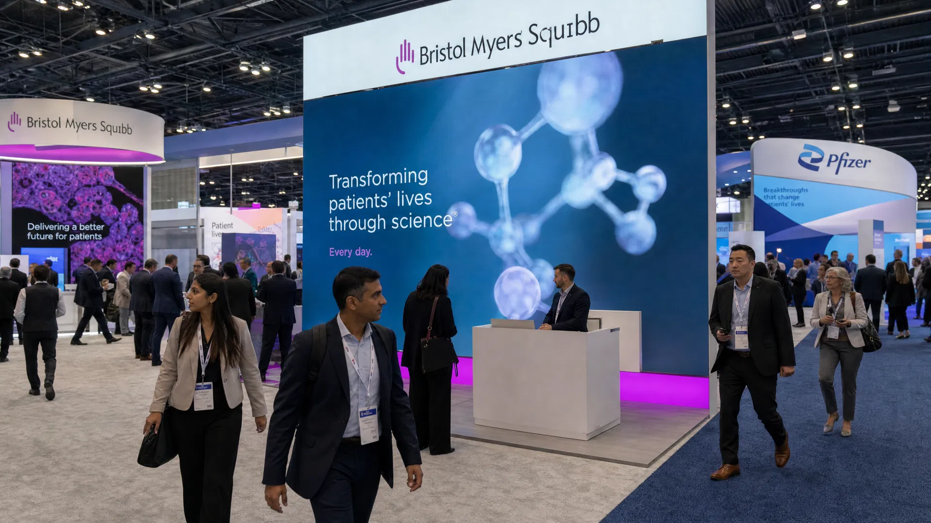 Healthcare Trade Show — Pharmaceutical LED Booth