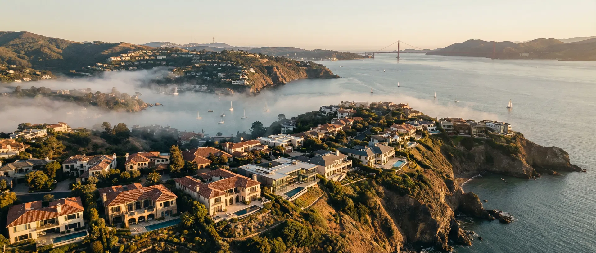 Marin County aerial view