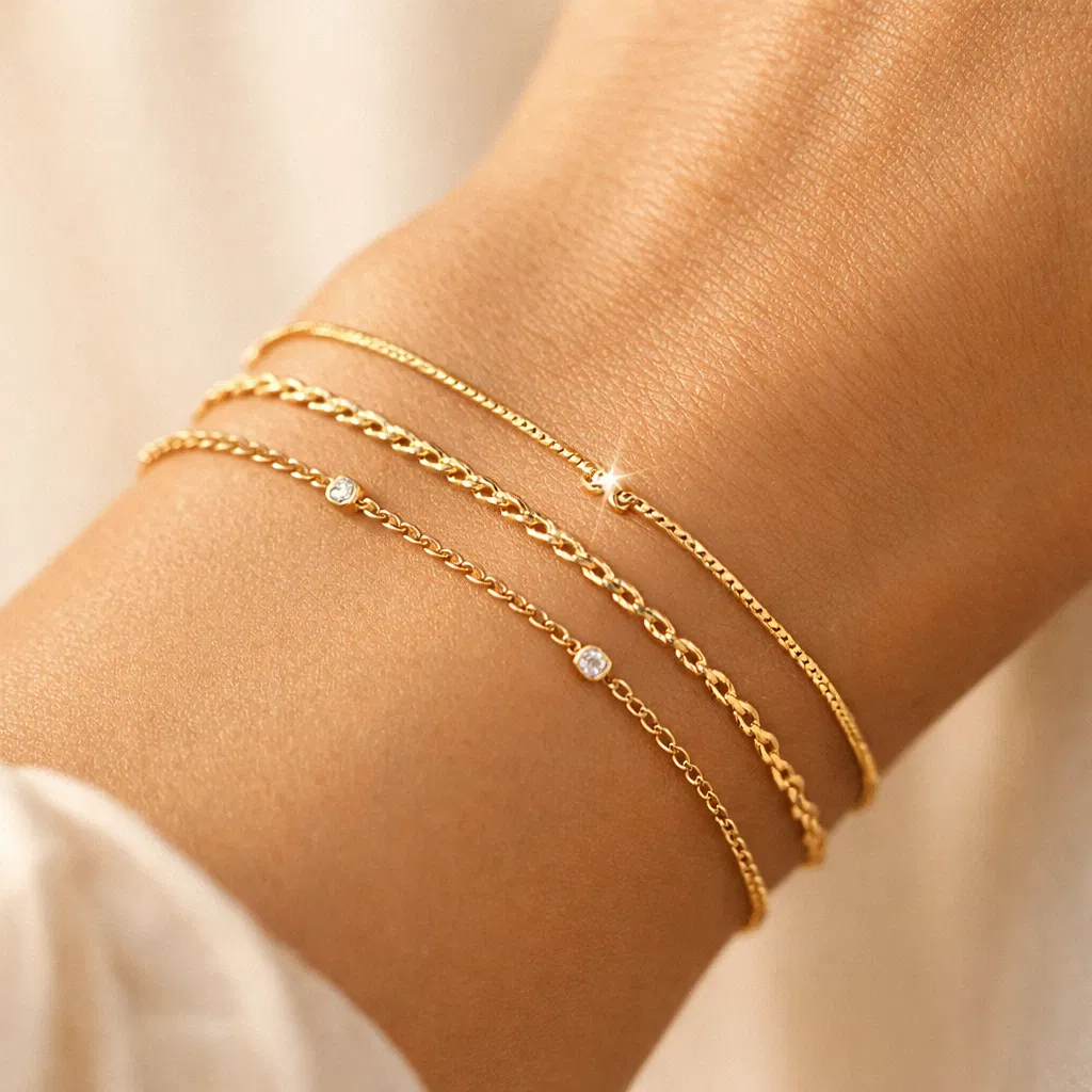 Ashlie's permanent jewelry work