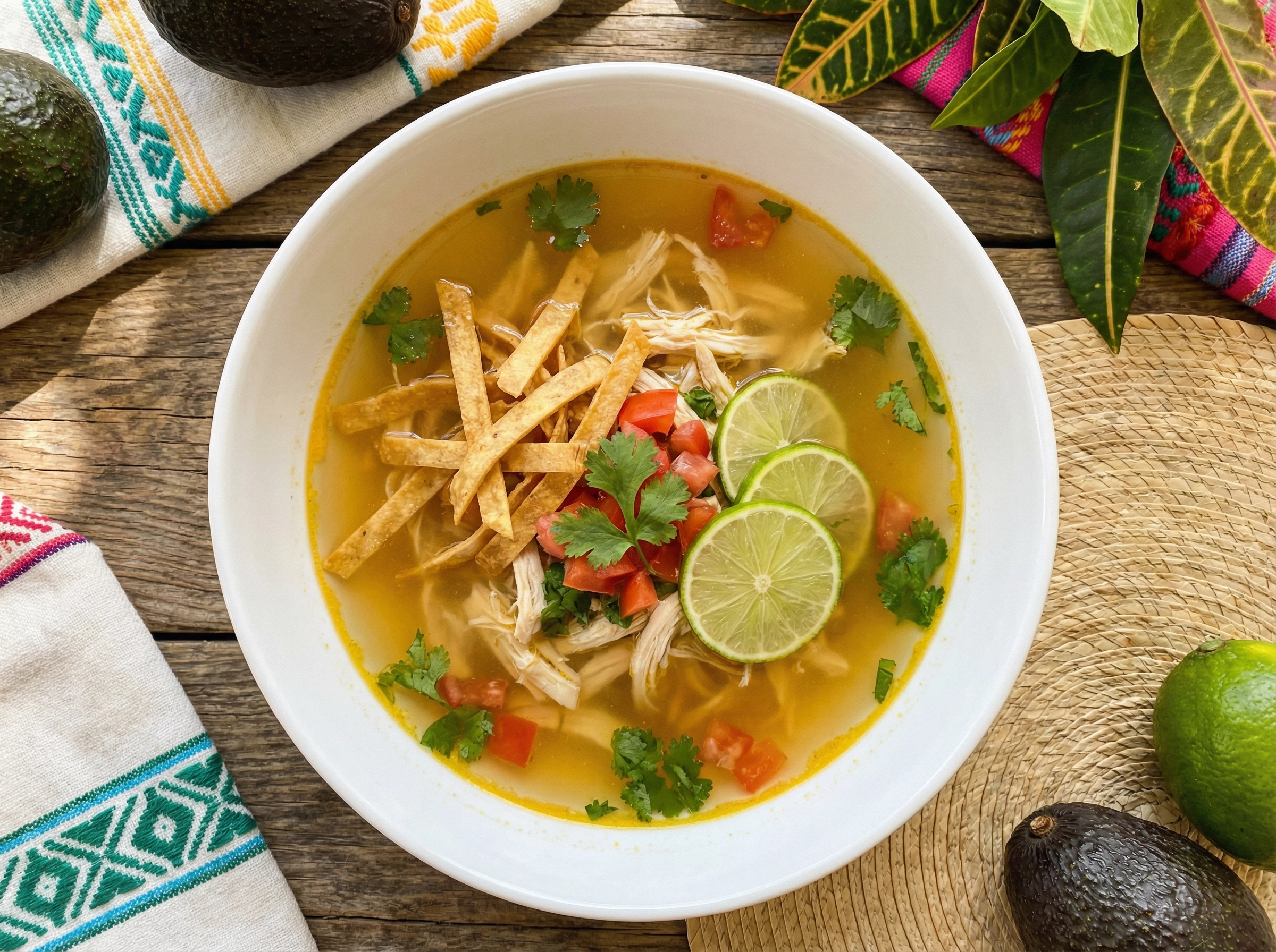 Sopa de Lima Yucatéca