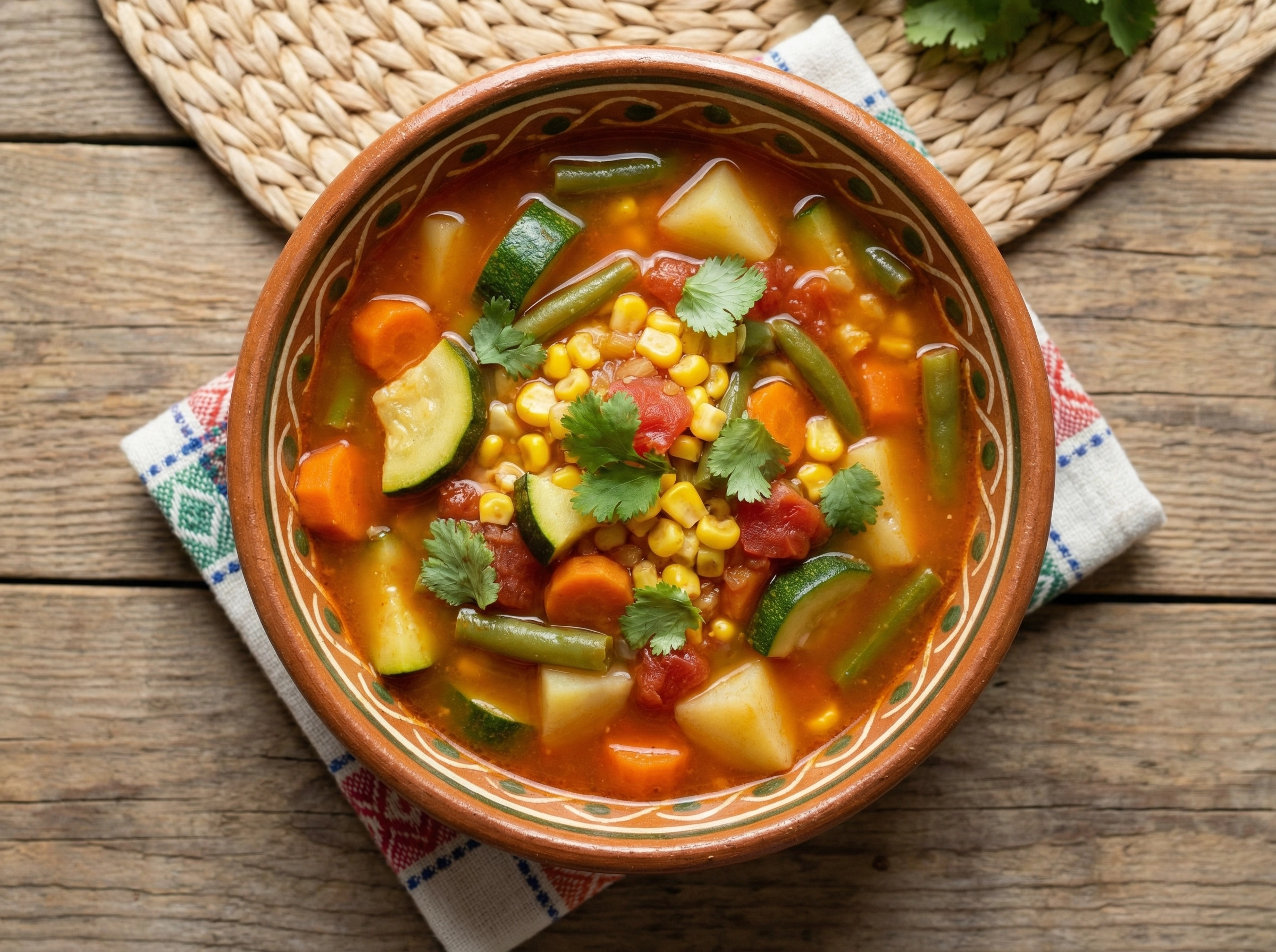 Sopa de Verduras Mexicana