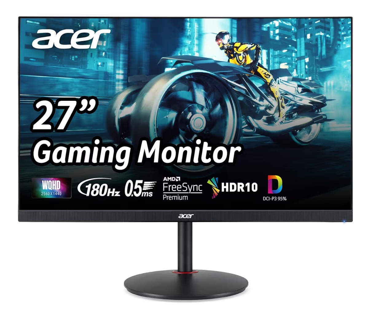 Acer Nitro 27" WQHD 2k 2560 x 1440 PC Gaming AMD FreeSync 180Hz 0.5ms