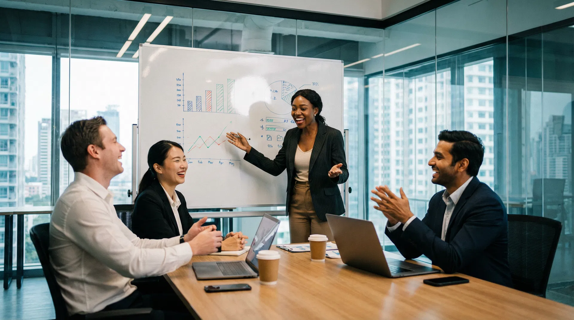 QuickFundPros team meeting with business owners