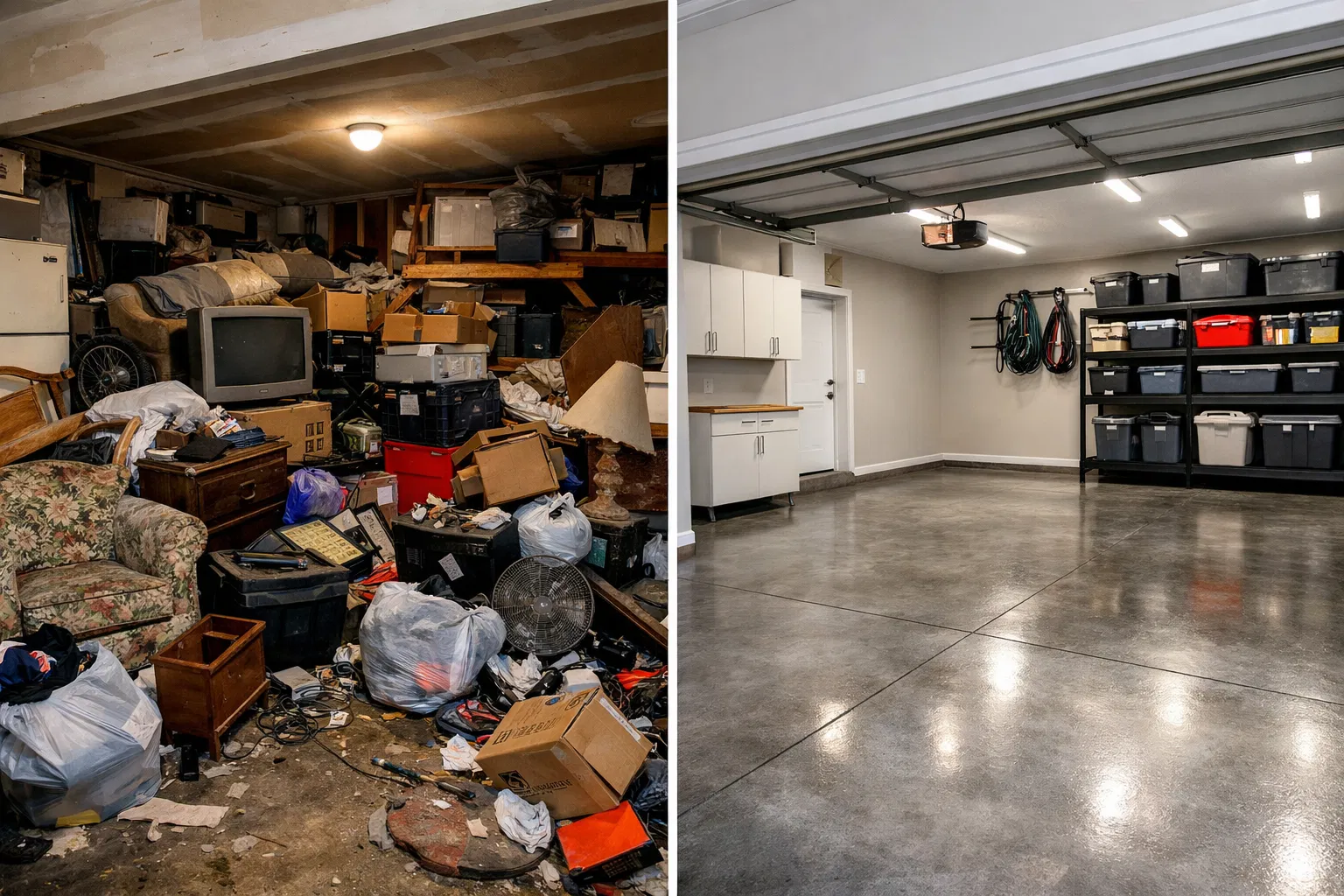 Residential Garage Cleanout