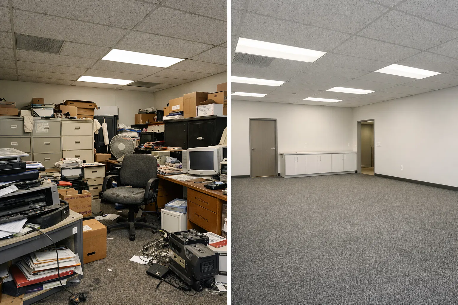 Commercial Office Cleanout