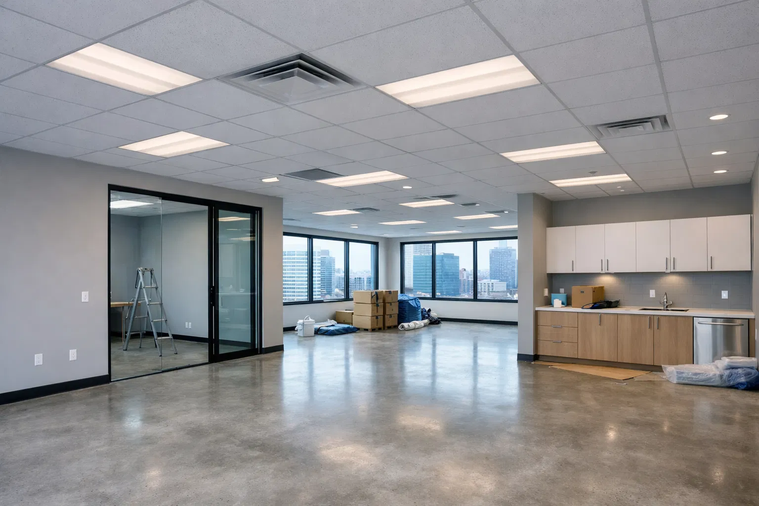 Commercial construction project