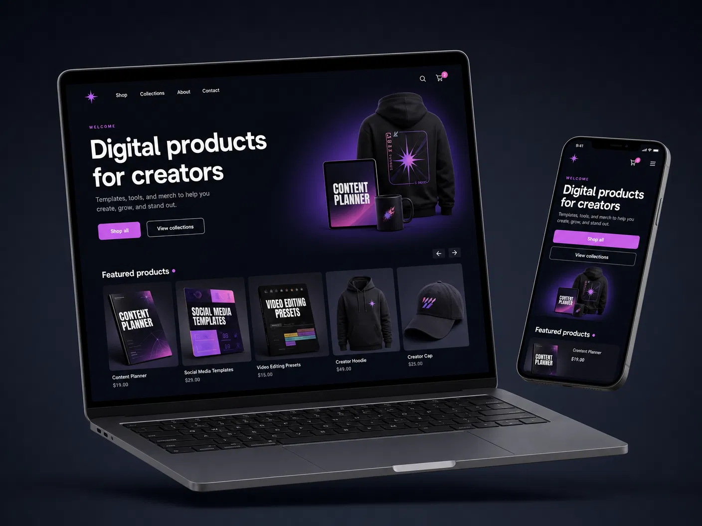 Creator & Online Shop