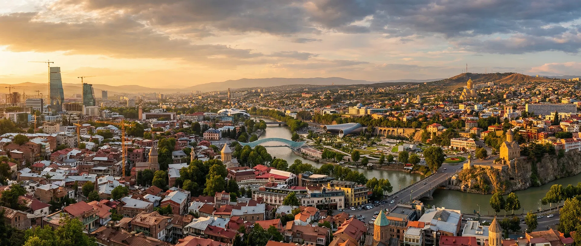 Tbilisi skyline